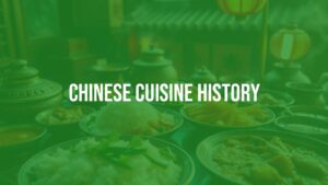 Traditional Chinese feast with colorful dishes, rice, vegetables, and tea, ancient China setting, warm lighting, realistic.