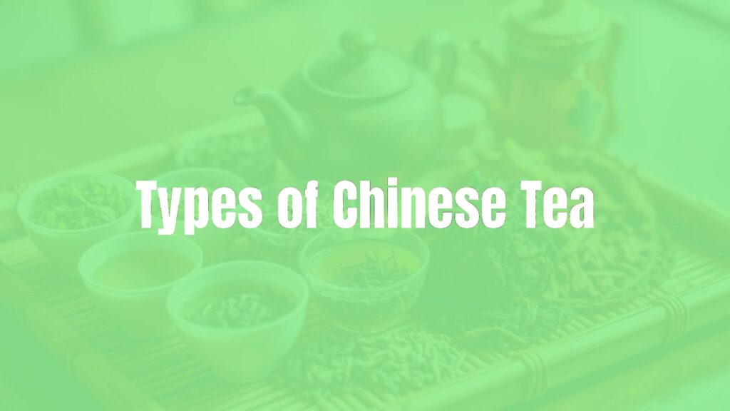 Assorted Chinese tea types, green tea, oolong tea, pu-erh tea, traditional tea set, bamboo tray, warm lighting, serene atmosphere, illustrative.