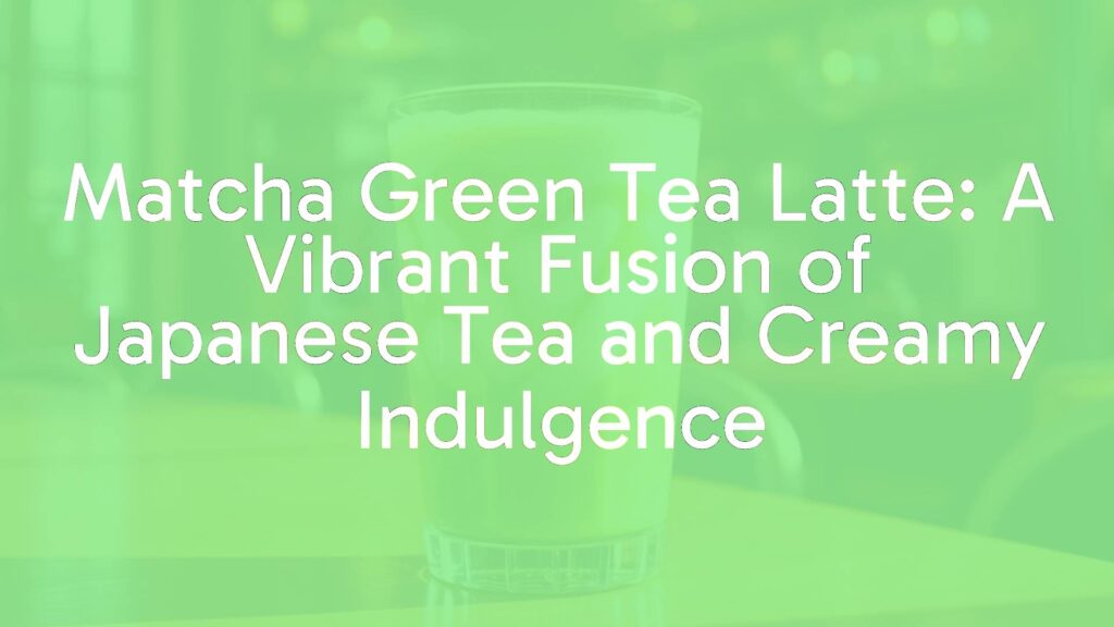 A vibrant matcha green tea latte in a glass cup, creamy swirls of milk blending with the bright green matcha, warm lighting, cozy cafe setting, realistic.