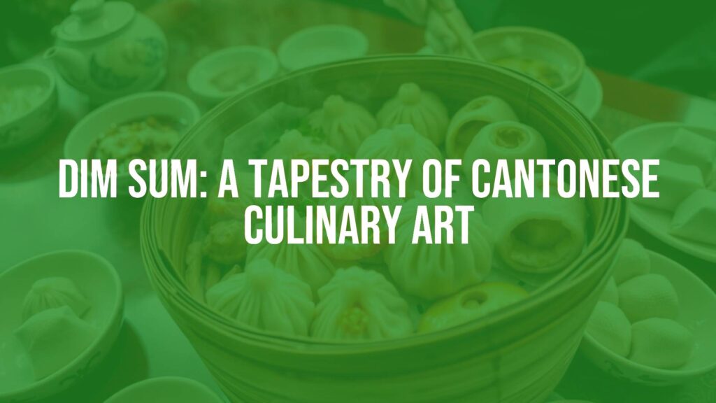 A steaming bamboo basket of colorful dim sum dishes including shrimp dumplings, pork buns, and rice noodle rolls on a traditional Chinese teahouse table, vibrant and inviting, realistic food photography with warm lighting.