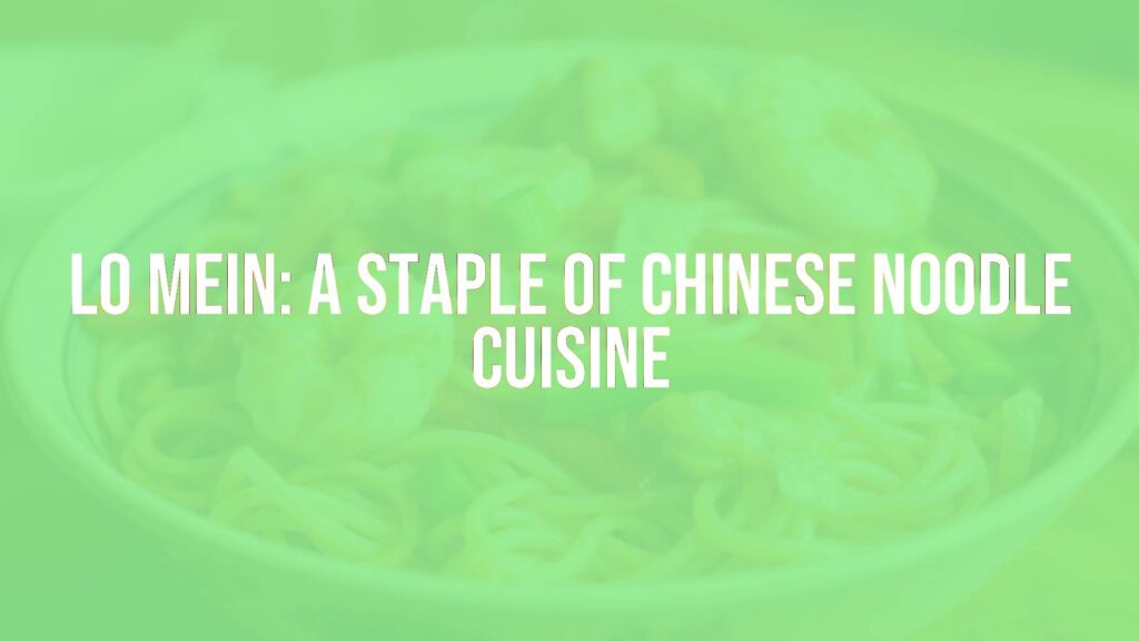 A steaming bowl of lo mein, with soft wheat noodles, colorful bell peppers, carrots, and cabbage, topped with shrimp and chicken, glossy soy-based sauce, vibrant and appetizing, realistic food photography.