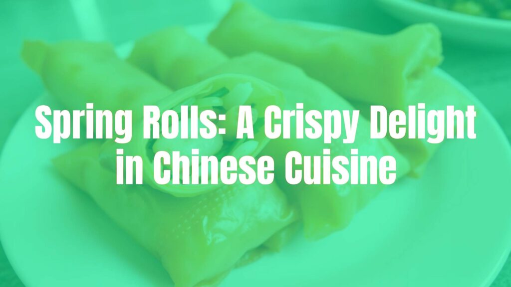 Golden crispy spring rolls on a plate, thin wheat-flour wrapper with savory filling of vegetables and shrimp, steaming hot, close-up, appetizing, traditional Chinese cuisine.